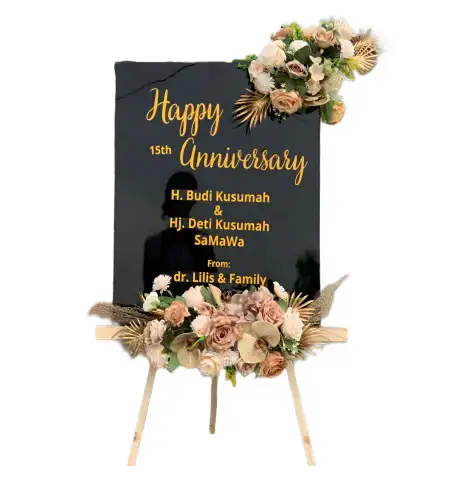 Papan Bunga Akrilik Sampih