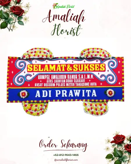 Papan Bunga Ucapan Selamat Sampih